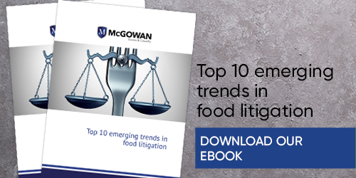 230356 McGowan MEC_Food Litigation_CTA